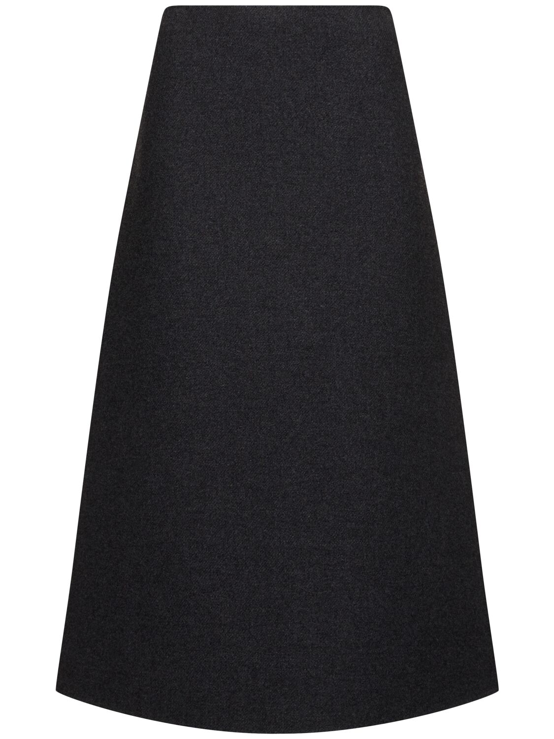Lison Wool Blend Midi Skirt