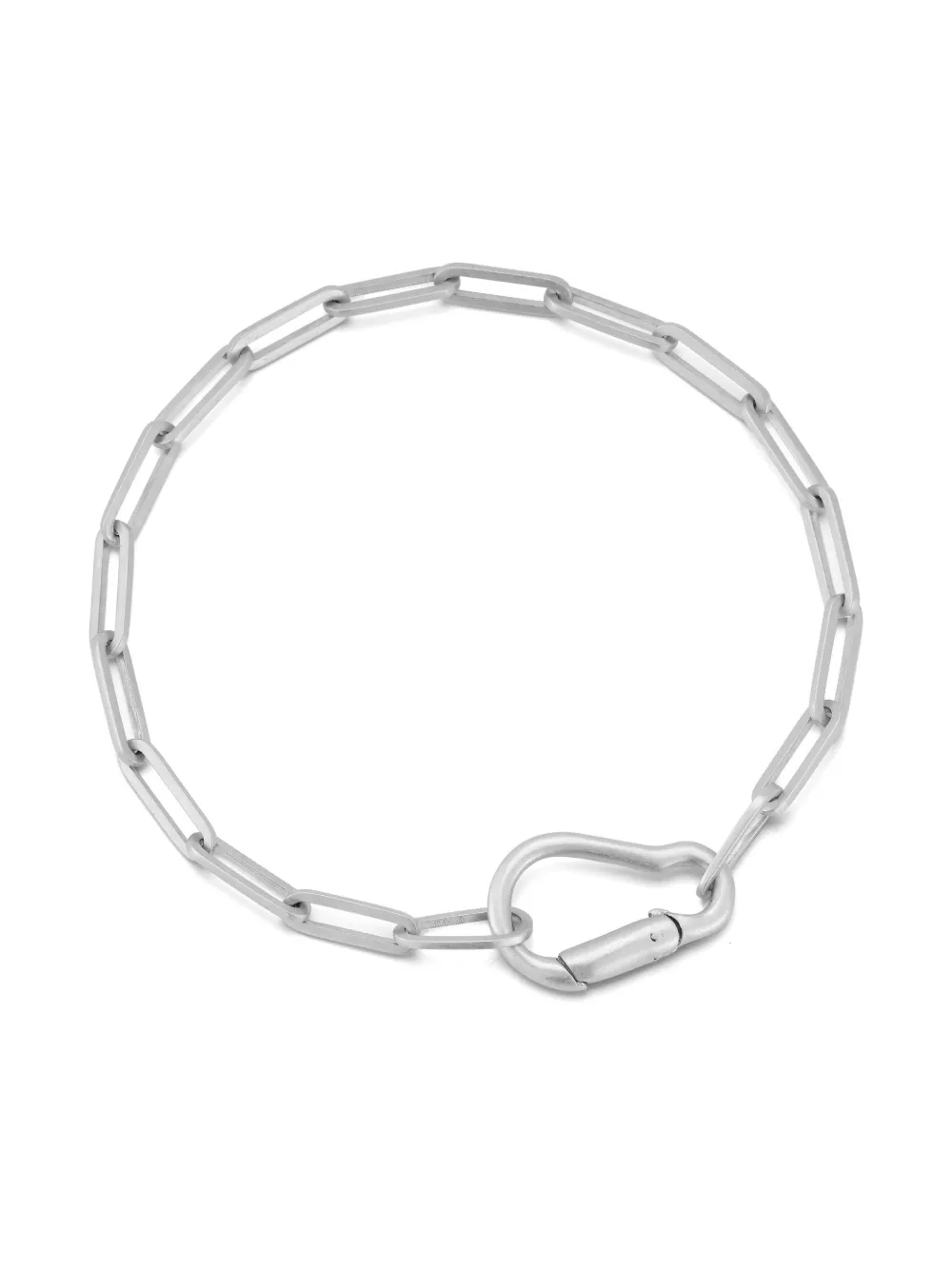 Mateo sterling silver carabiner bracelet - Argento