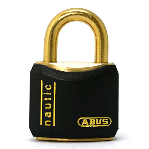Abus 010156 - T84Mb/20_Negro Candado Nautic De Latón 20 Mm Negro