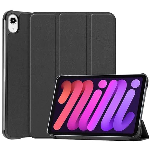 Coreparts Cover For Ipad Mini 6 2021 For Ipad Mini 6 (2021) Spares (For Ipad Mini 6 (2021) Tri-Fold Caster Hard Shell Cover With Auto Wake Function -