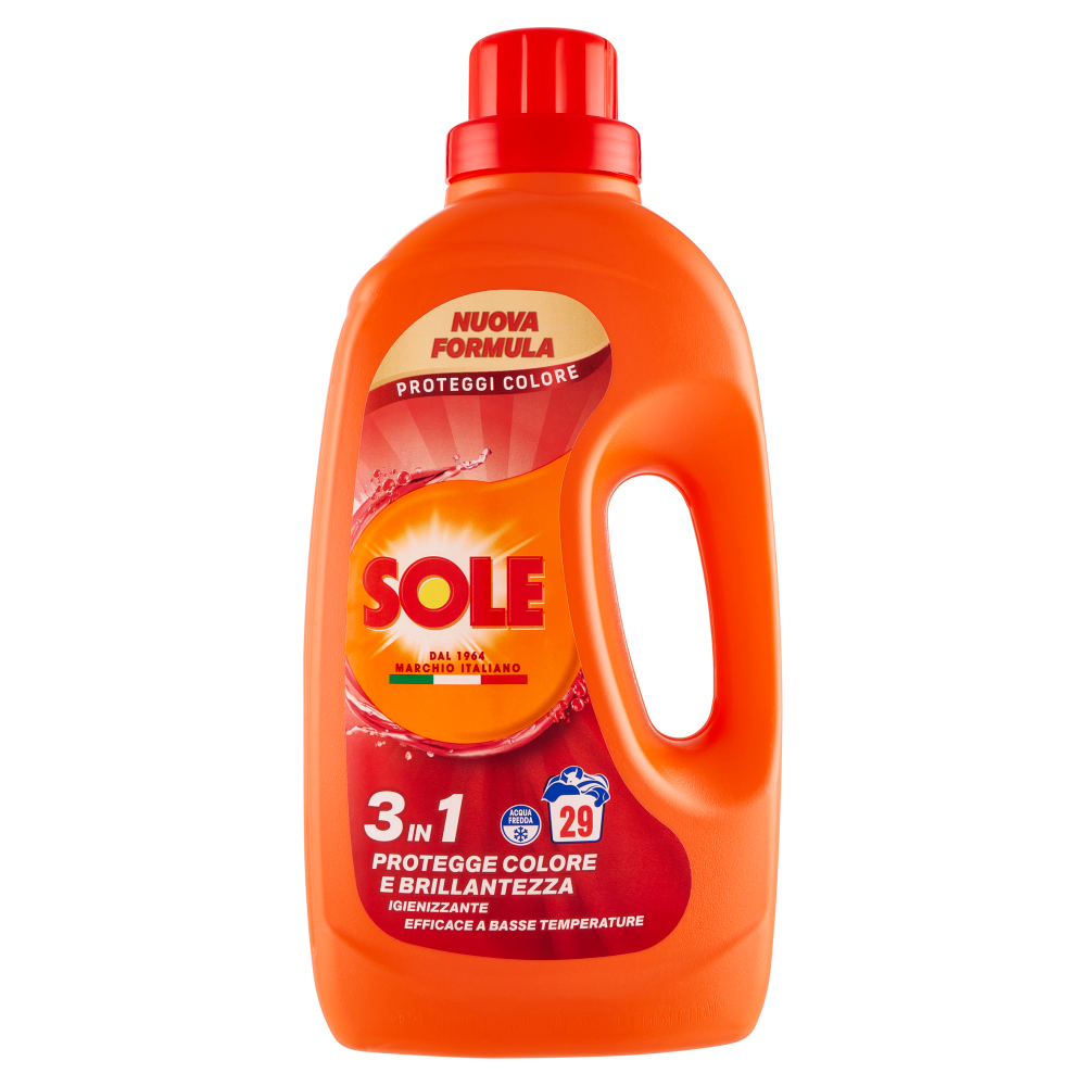 Sole Detersivo Lavatrice Proteggi Colore 29 Lavaggi - -