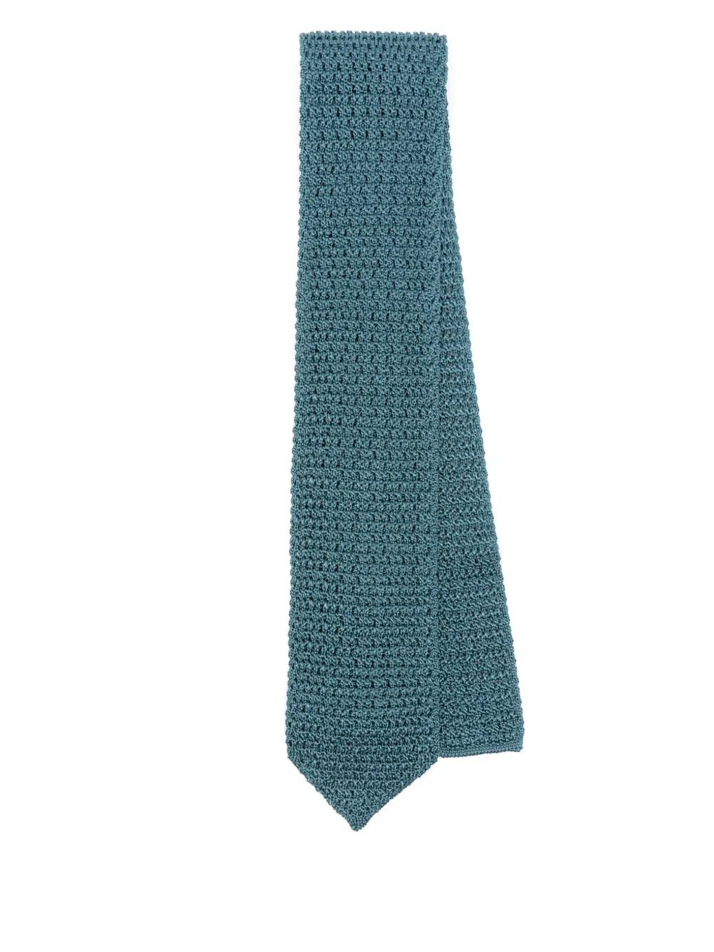TOM FORD knitted tie - Blu