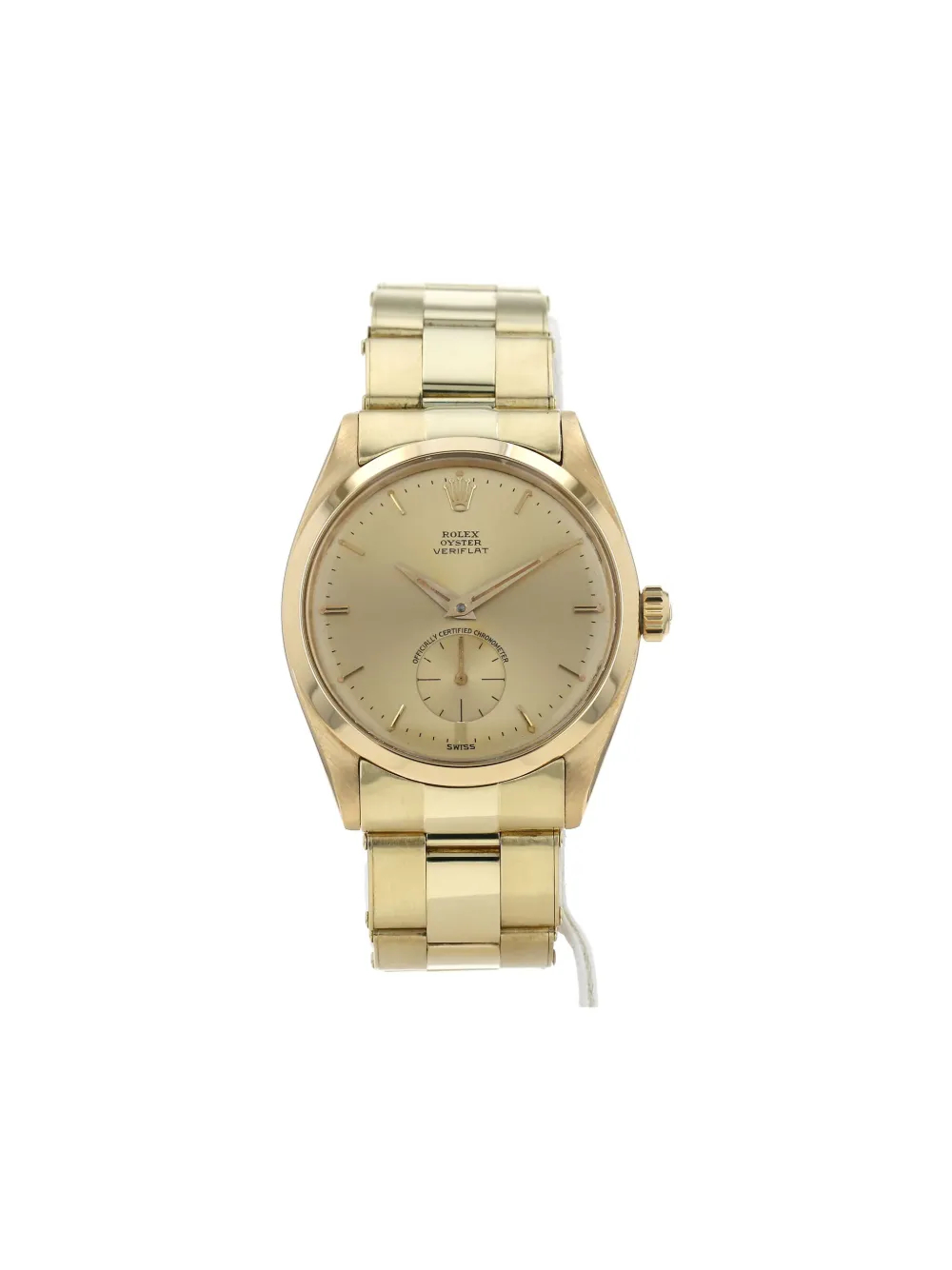 Rolex 1958 pre-owned Veriflat 34mm - Toni neutri