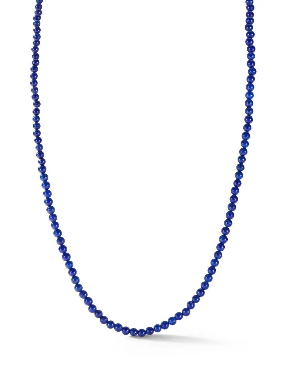 Mateo 14K yellow gold beaded lapis necklace - Blu