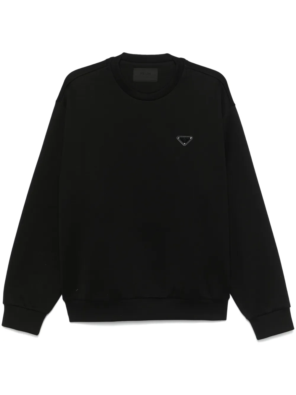 Prada triangle-logo sweatshirt - Nero