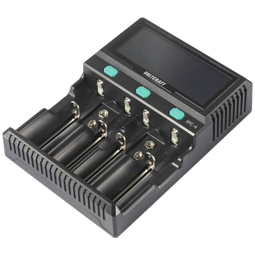 Voltcraft Ipc-4 Caricabatterie Universale Liion, Lifepo, Nimh, Nicd, Lifepo4 A, Stilo (Aa), Ministilo (Aaa), Mini (Aaaa
