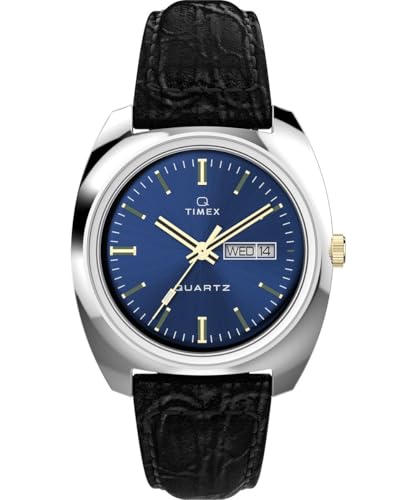 Timex Orologio Da Uomo Analogico Al Quarzo Con Cinturino In Pelle Tw2W44800