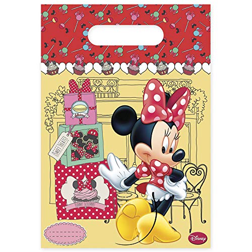 Set Di 6 Sacchetti Regalo, Motivo: “Minnie”