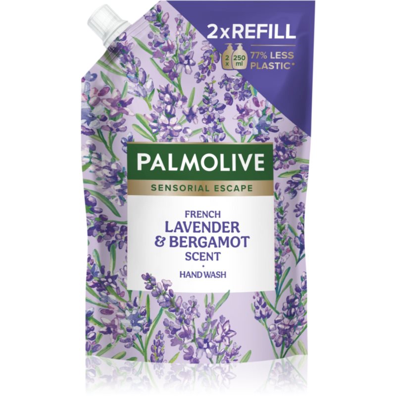 Palmolive Sensorial Escape French Lavender & Bergamot Sapone Liquido Per Le Mani Ricarica 500 Ml