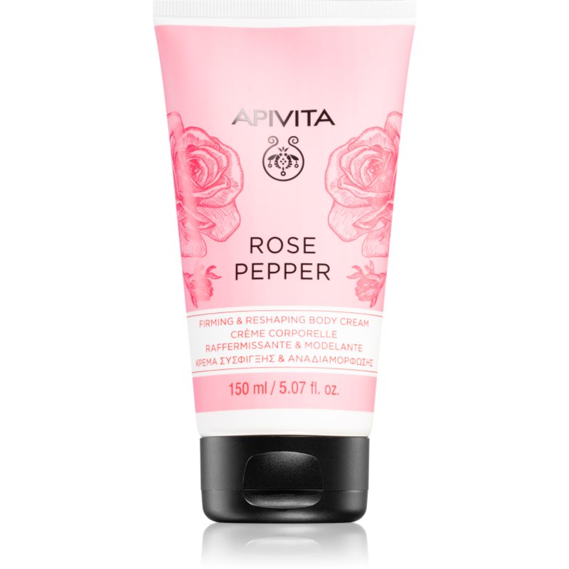 Apivita Rose Pepper Firming Body Cream Crema Modellante Per Il Corpo 150 Ml
