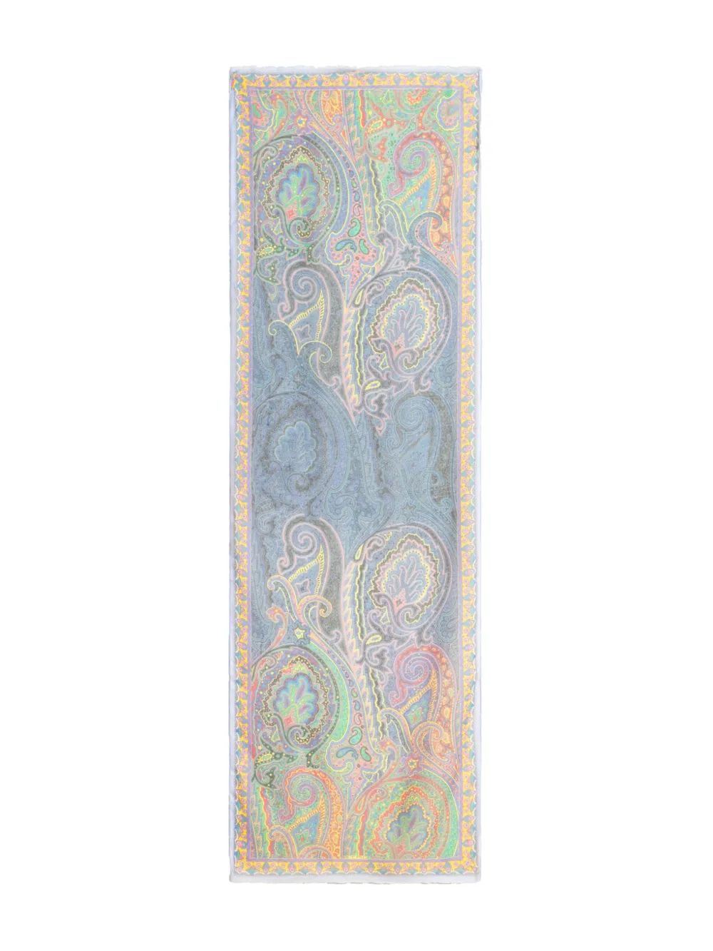 ETRO foliage-print scarf - Verde