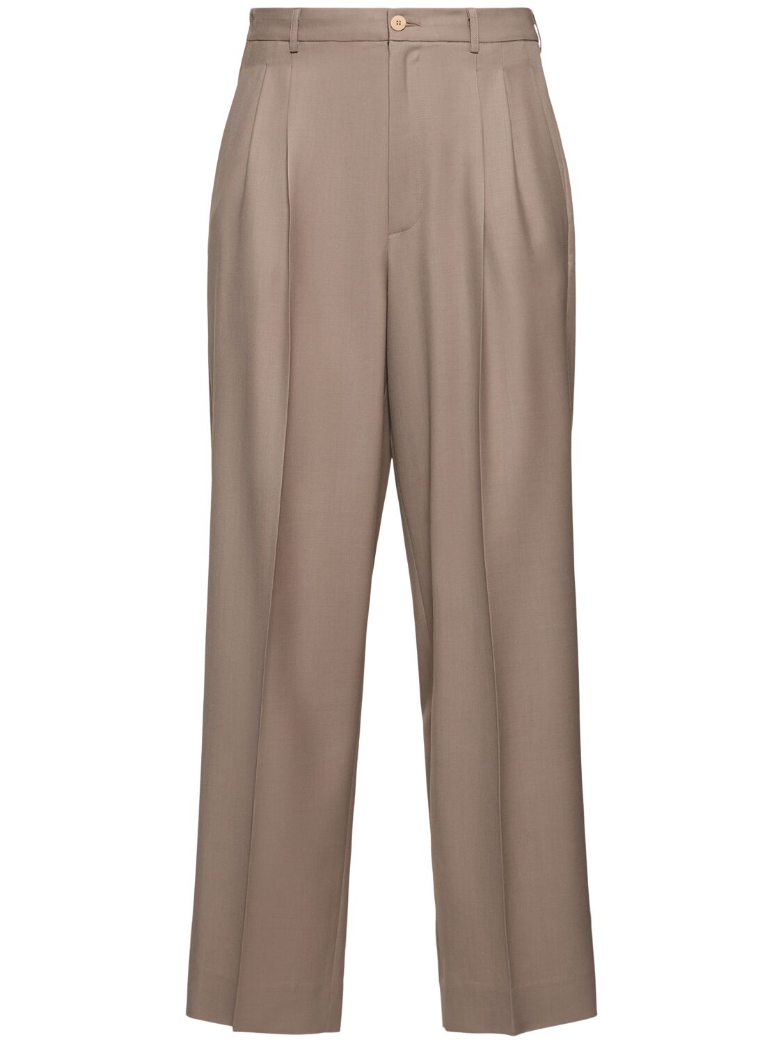 Signature Magliano Pleated Wool Pants