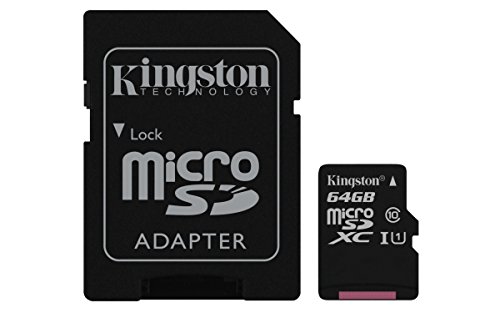 Urgemovil Tarjeta Memoria Micro Sd Con Adapt. X64 Gb Kingston (Clase 10)