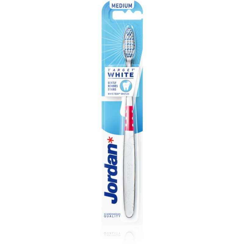 Jordan Target White Medium Spazzolino Da Denti 1 Pz