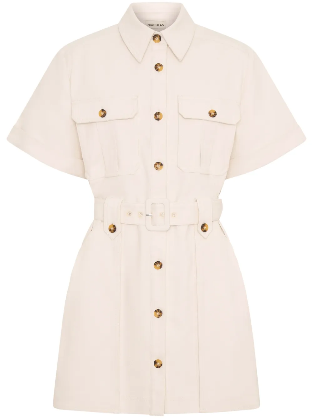 Nicholas Angela mini dress - Toni neutri