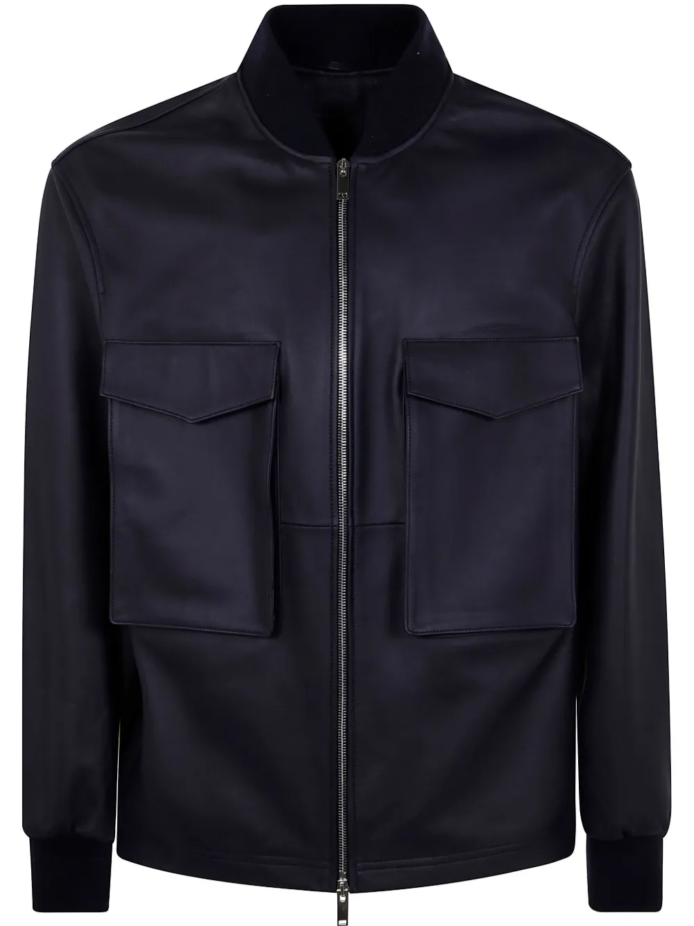 Desa Collection leather jacket - Blu