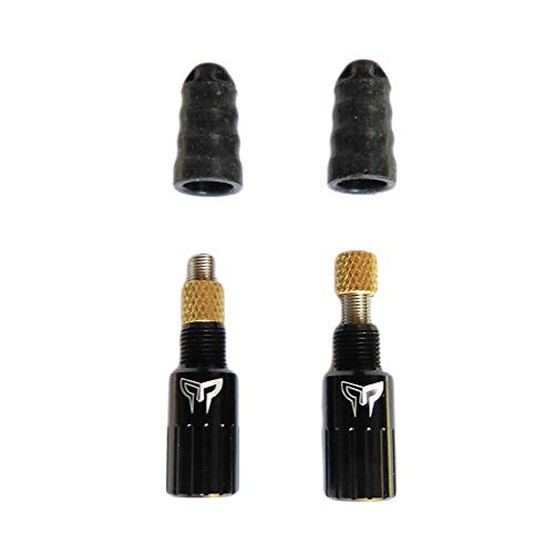 Legion, Presta, Convertisseur Vmax High Volume (La Paire) Valve Pour Tubeless, Noir, Unisex Adulto, Nero