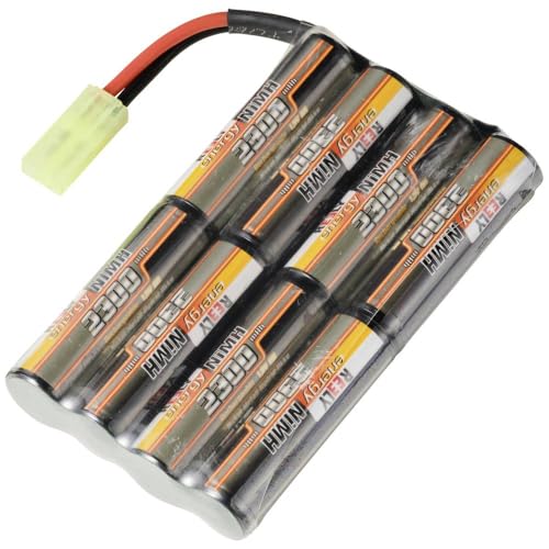 Reely Batteria Ricaricabile Nimh 9.6 V 2300 Mah Numero Di Celle: 8 Stilo (Aa) Stilo (Aa) Stick Spina Mini Tamiya