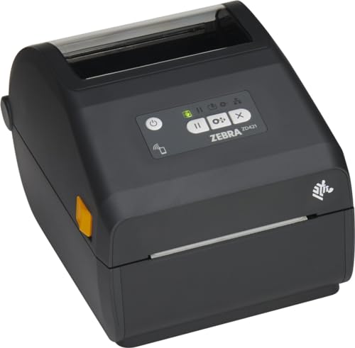 Zebra Zd421 Label Printer Direct Thermal 203 X 203 Dpi Wired & Wireless