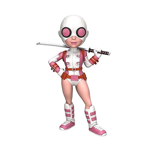 Funko - Statuetta Marvel - Gwenpool Exclu Rock Candy 15 Cm - 0889698136006