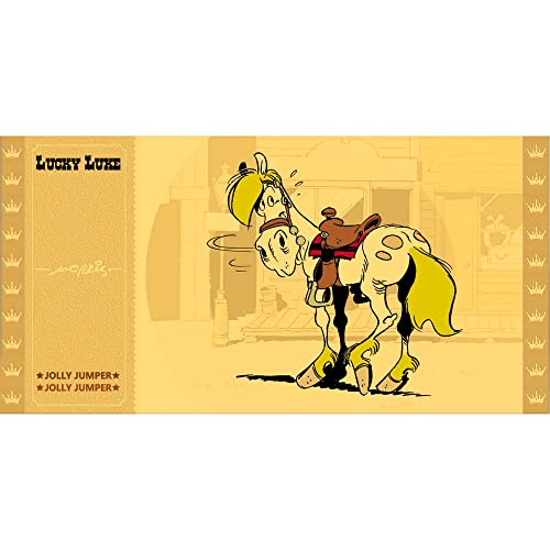 Cartoon Kingdom Biglietto D'Oro Ck Da Collezione Lucky Luke (Jolly Jumper)
