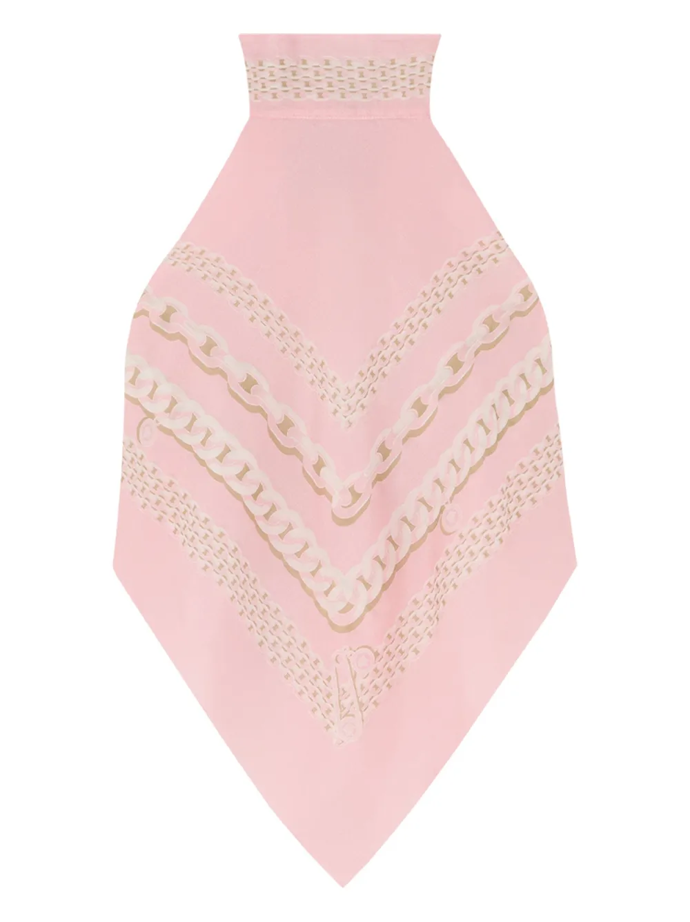Versace Barocco foulard top - Rosa
