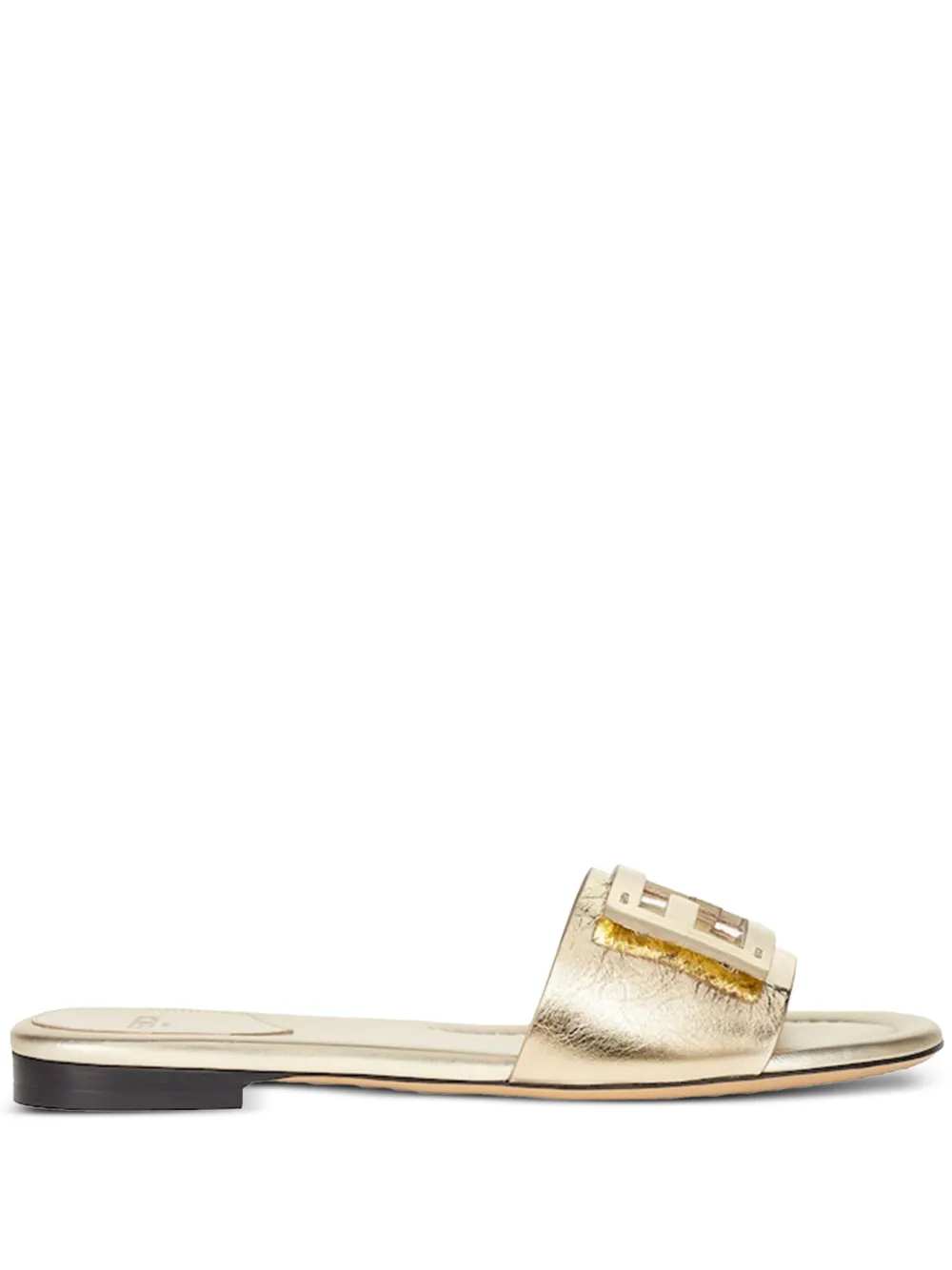 FENDI Baguette slides - Oro