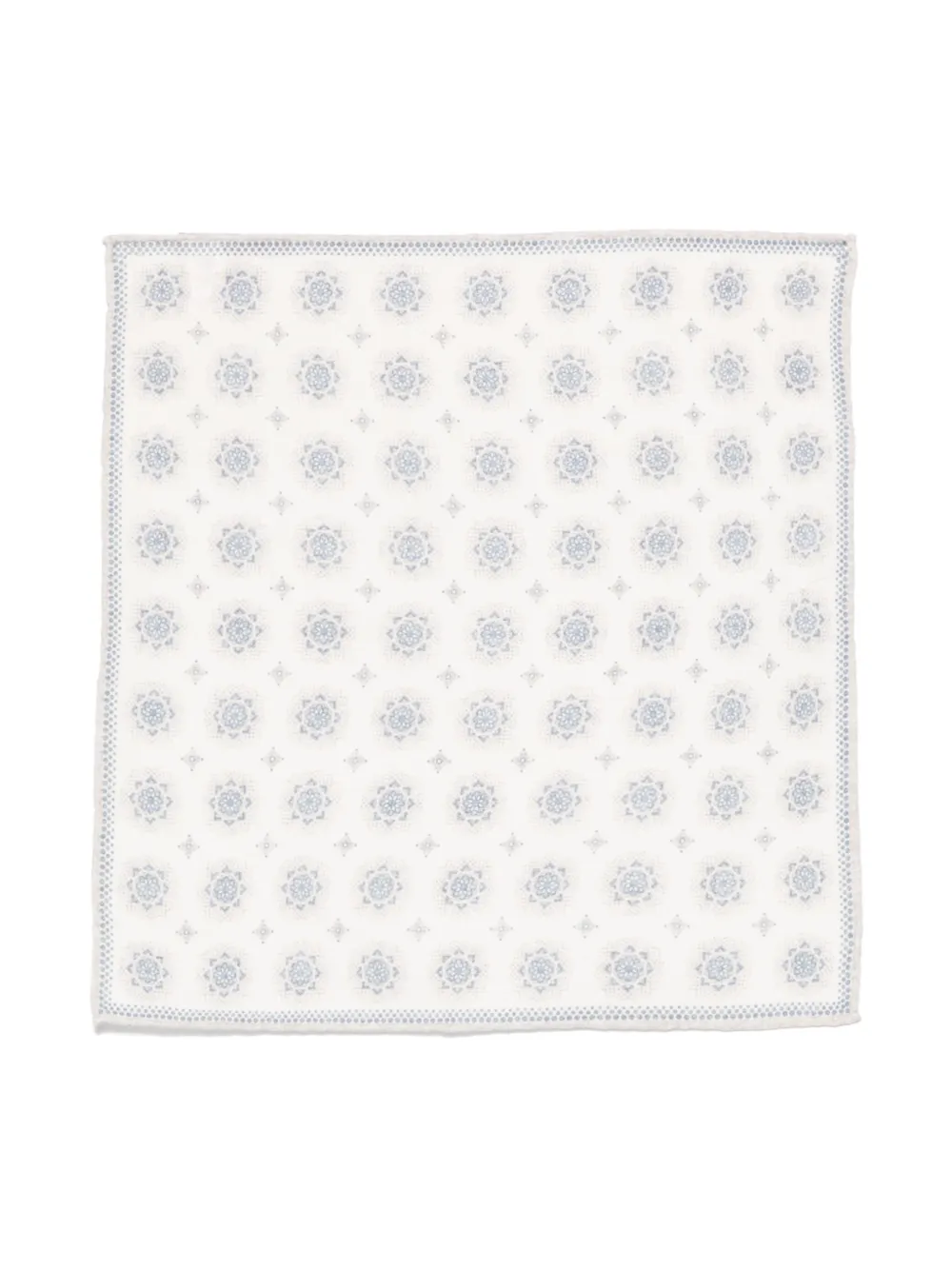 Eleventy floral-print handkerchief - Bianco