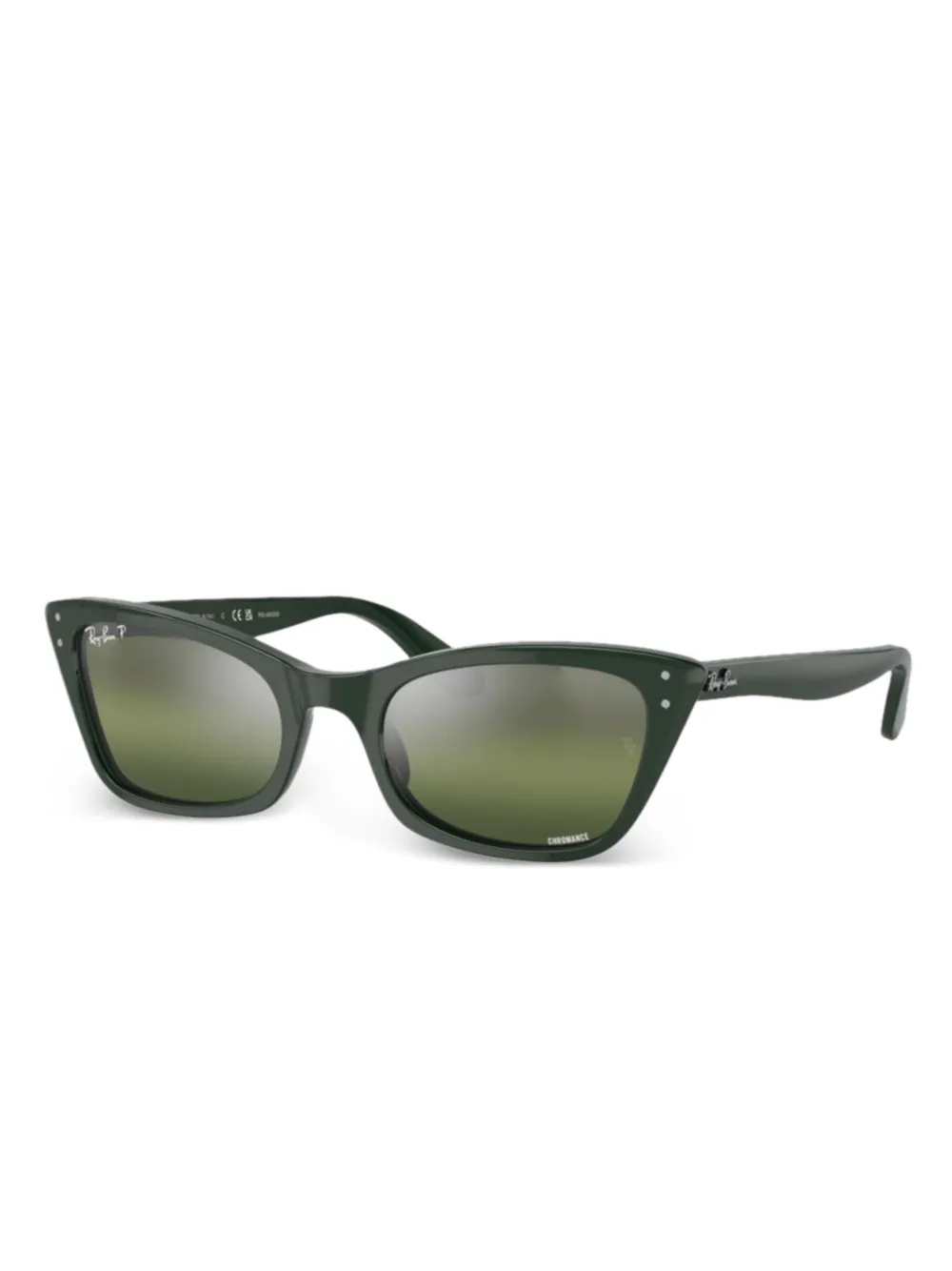 Ray-Ban Lady Burbank rectangle-frame sunglasses - Verde