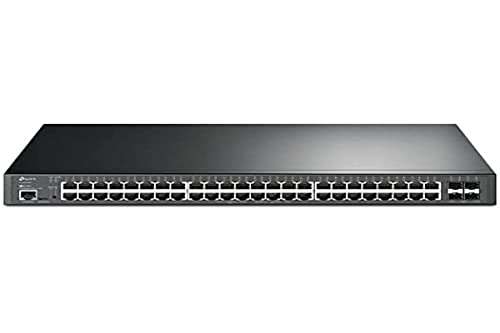Tp-Link Jetstream 48-Port Gigabit And 4-Port 10Ge Sfp+ L2+ Managed Switch With 48-Port Poe+