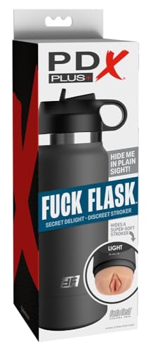 Pdx Fuck Flask - Secret Delight Light/Grey 8,3X17,8 Cm
