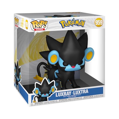 Funko Pop! Jumbo: Pokemon - Luxray - Figura In Vinile Da Collezione - Giocattoli Per Bambini E Adulti - Fan Dei Giochi - Modellino Da Collezione E Da