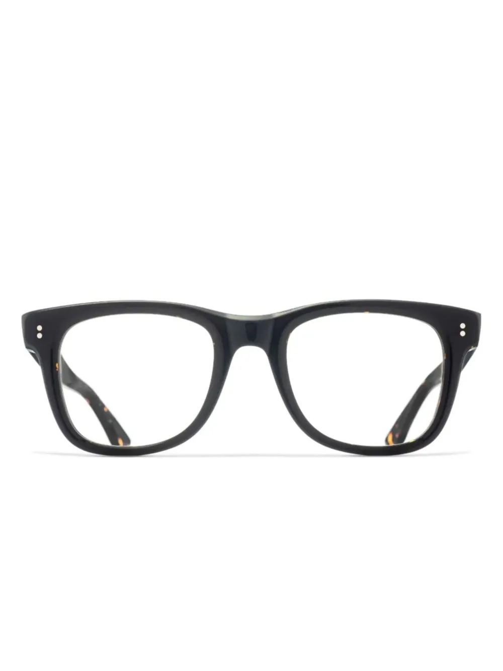 Cutler & Gross wayfarer-frame glasses - Marrone