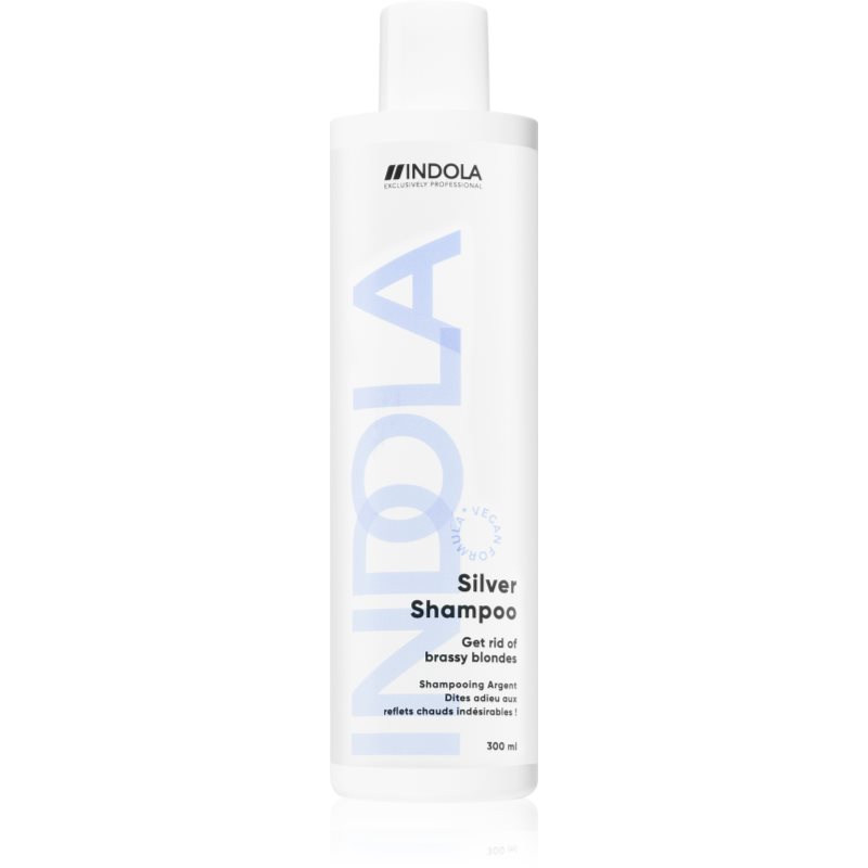 Indola Silver Shampoo Shampoo Neutralizzante I Toni Del Giallo 300 Ml