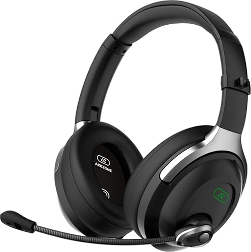 Acezone A-Spire - True Wireless Hybrid Anc Gaming Headset - Speech Enhancing Noise Canceling Microphone - Pc, Ps4, Ps5, Series X, Series S, Switch, Mo