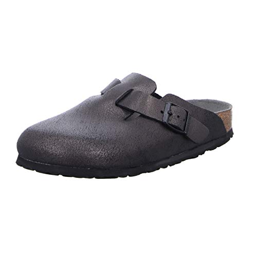 Birkenstock - Boston Unisex - Adulto, Nero (Black), 37
