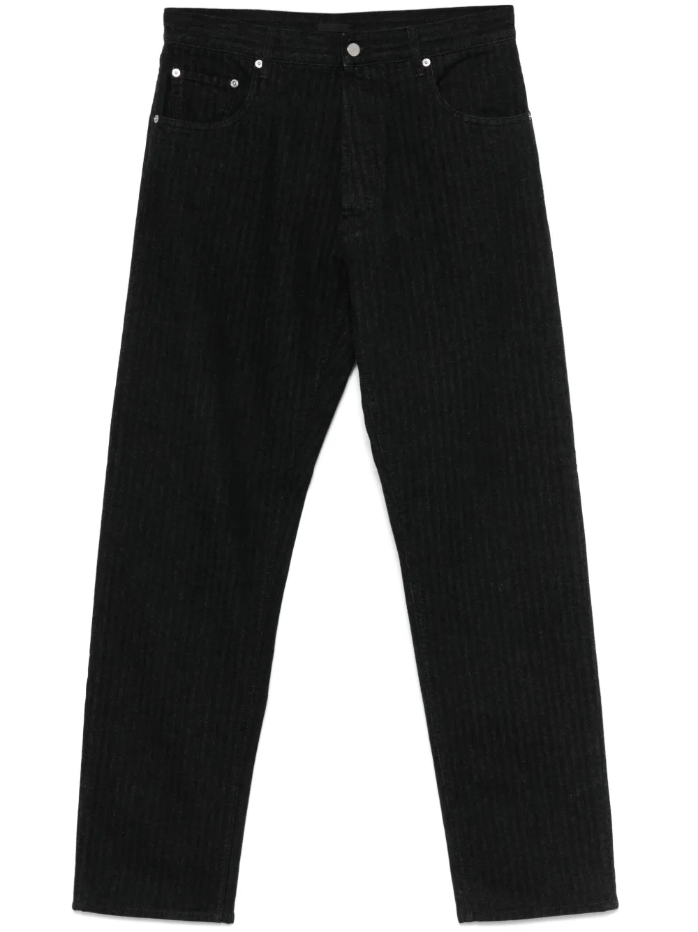 Prada triangle-logo jeans - Nero