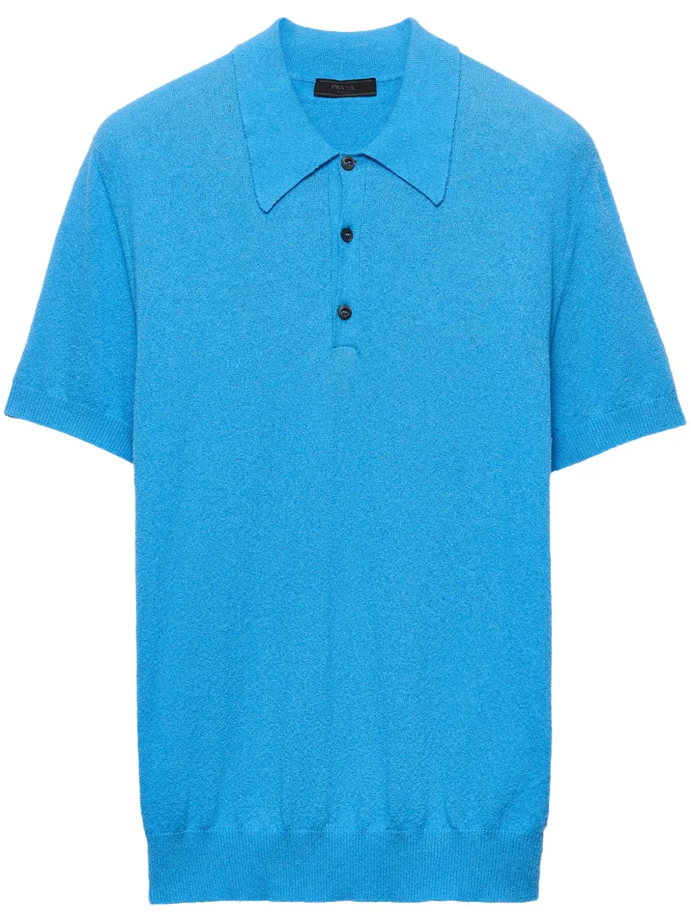 Prada cotton polo shirt - Blu