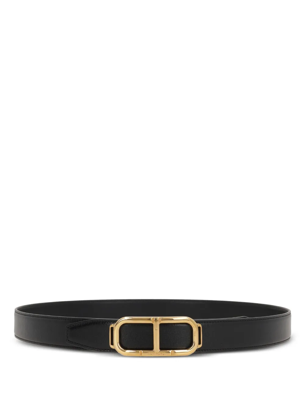 TOM FORD Oval T-buckle belt - Nero