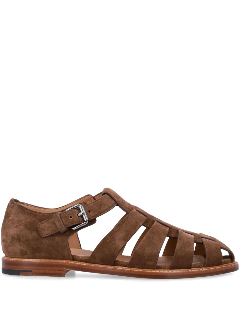Church's Fisherman suede sandals - Marrone