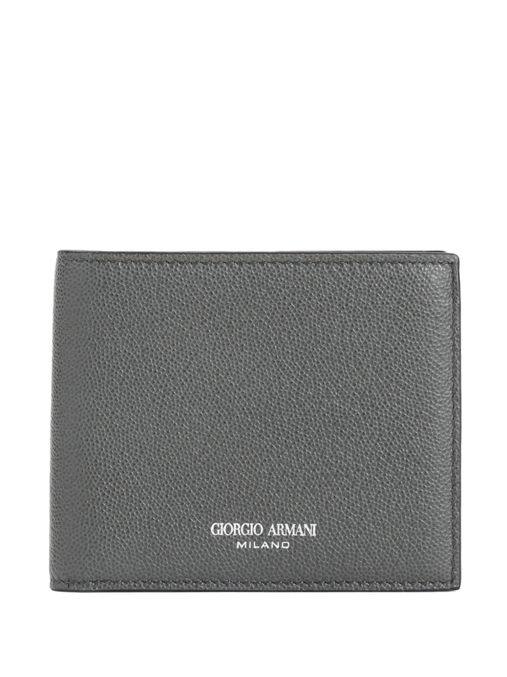 Giorgio Armani leather wallet - Grigio