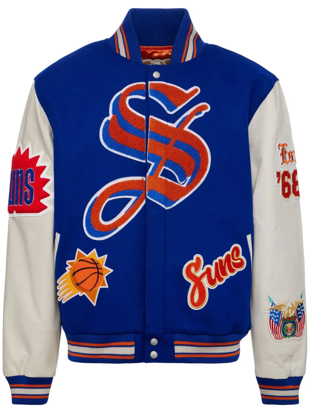 Jeff Hamilton x Phoenix Suns bomber jacket - Blu