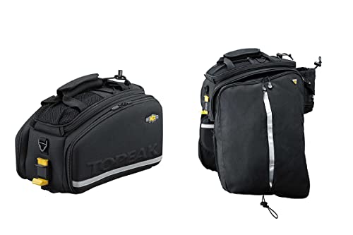 Topeak Mtx 2.0 Trunkbag Exp - Borsa Portabagagli Impermeabile Con Lati Espandibili, Compatibile Con Tutti I Portapacchi Mtx Quicktrack 2.0, Colore: Ne
