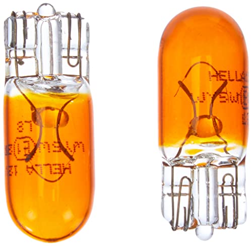 Hella 8Gp 003 594-543 Alogeno Lampadina - Wy5W - Standard - 12V - 5W - Modello Presa Lampadina: W2.1X9.5 - Blister - Quantità: 2