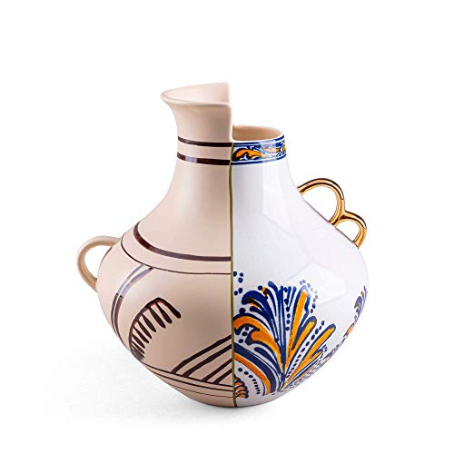 Seletti "Hybrid Collezione Tavola, Vaso In Porcellana Nazca Ø Cm. 22,5 H.25