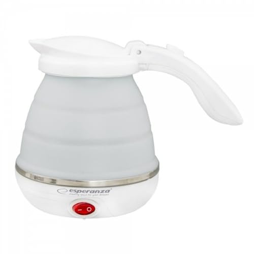 Esperanza Ekk023 Bollitore Elettrico Pieghevole Silicone Niagara 0.5 L, Multicolore, Único