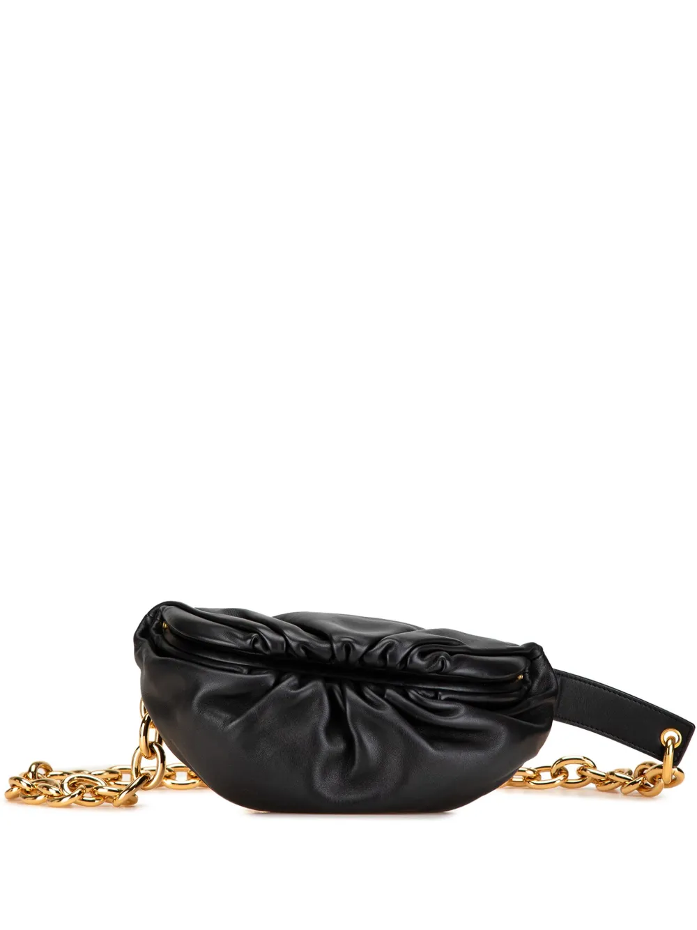 Bottega Veneta Pre-Owned 2012-2024 Lambskin Chain Pouch belt bag - Nero