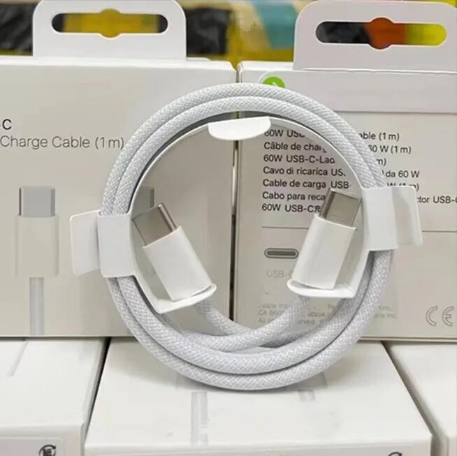 Cavo di Ricarica USB-C da 60W iPhone 15 - 15 Pro + SPEDIZIONE OMAGGIO