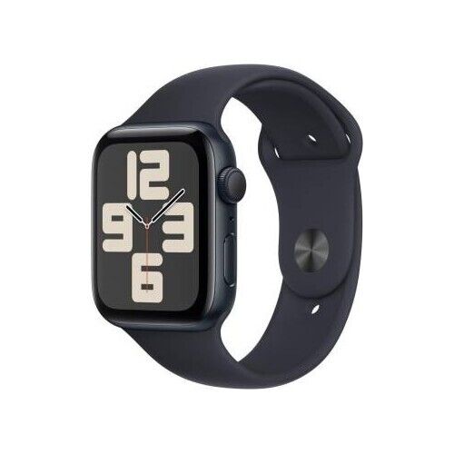 Apple Watch SE 2023 44mm Aluminium MidNight Sport Band MidNight S/M MRE73QL/A
