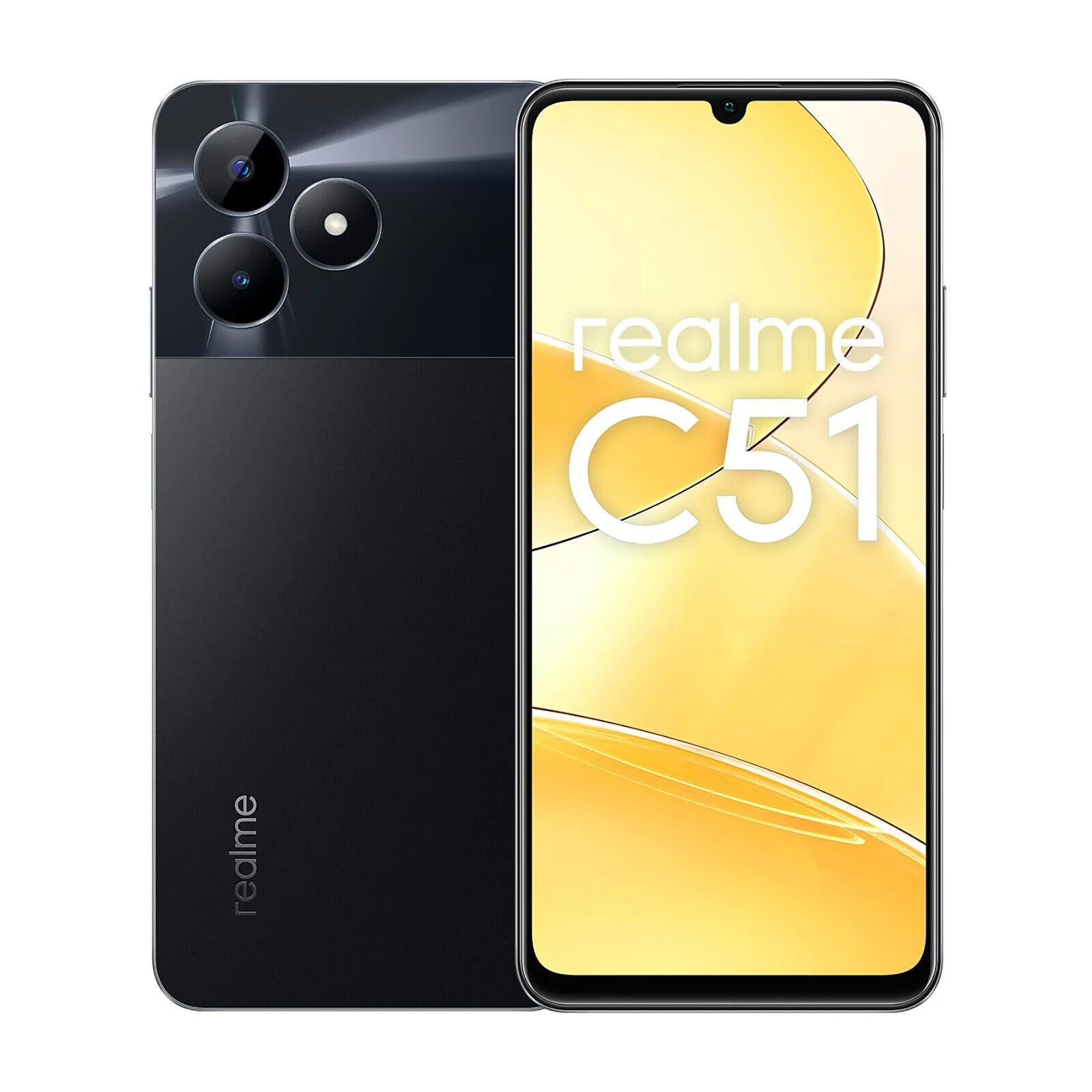Cellulare Smartphone Realme C51 4+128GB 6,74" Carbon Black Nero